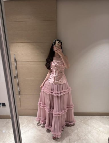 فستان سهره ميكادو مطرز فاخر1