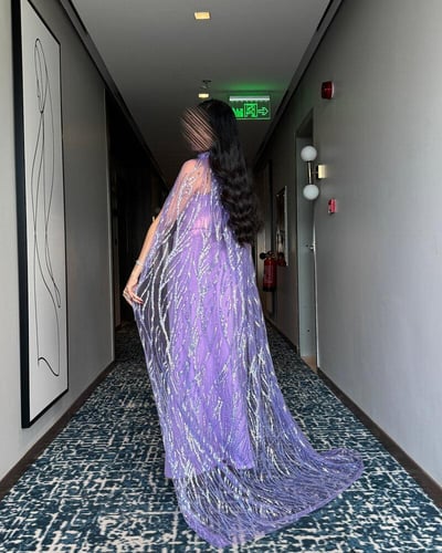 فستان موف شك