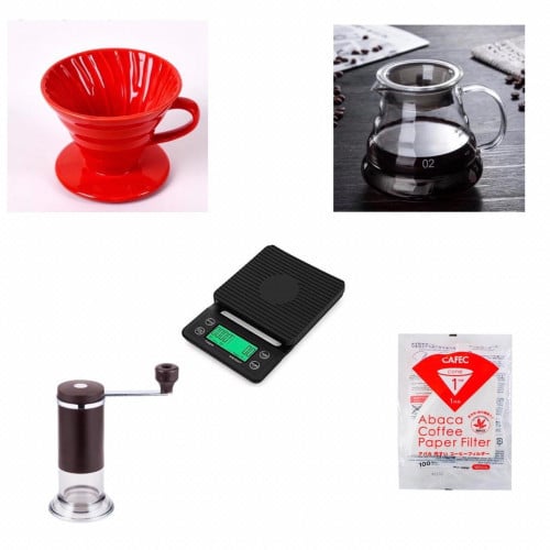 بكج القهوة المقطرة الاحترافي مع 750 جرام بن مختص