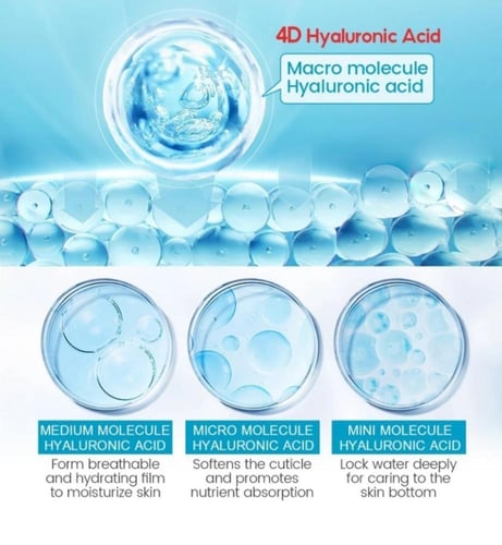 سيروم حمض الهيالورونيك الكوري رباعي الابعاد بخلاصة