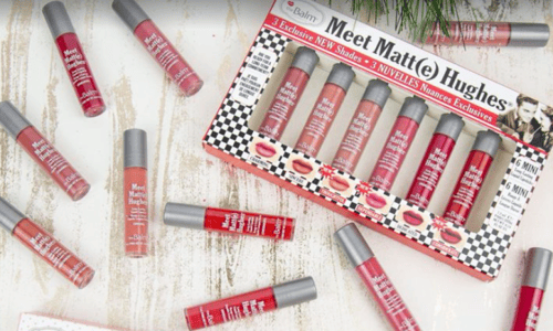 مجموعة من 6 أحمر شفاه سائل من ذا بالم ميت مات هيوز