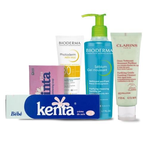 مجموعة لبشرة مشرقة