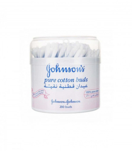 جونسون - عيدان قطنية نقية -200حبة