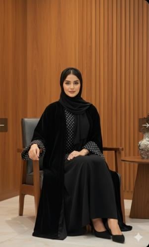 عباية نوران مخمل