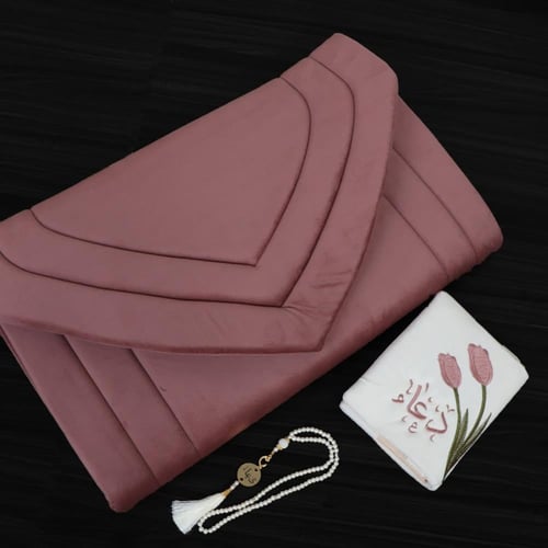 طقم الصاقي -سجادة اسفنج مريحة ٢ سم _بيت مصحف تطريز...