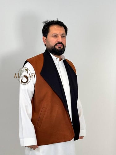 سديري رجالي قلاب /اسود /جملي من متجر الصافي