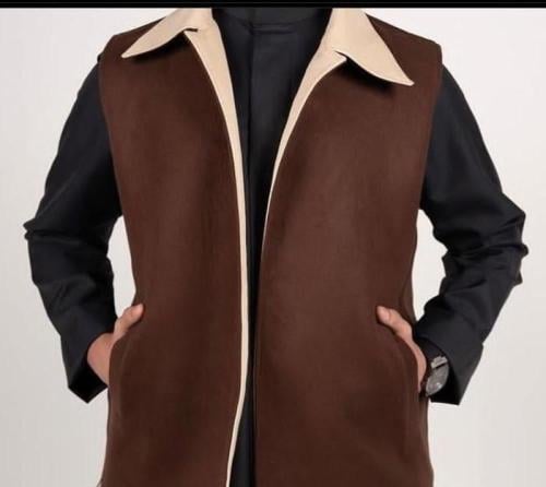 سديري رجالي دبل فيس قلاب بني بيج توصيل مجاني