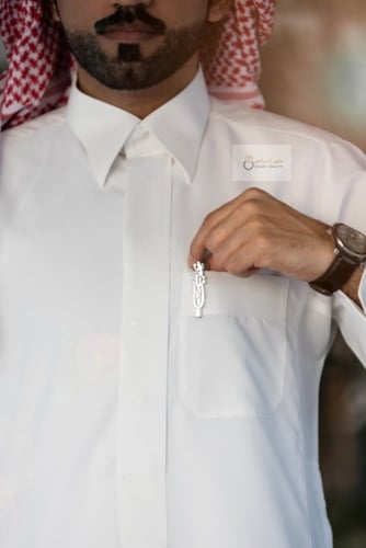 طقم رجالي بالاسم كبك قلم سبحه