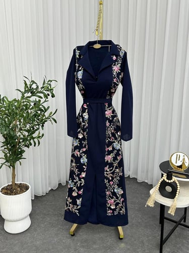 جلابية باربي الون كحلي