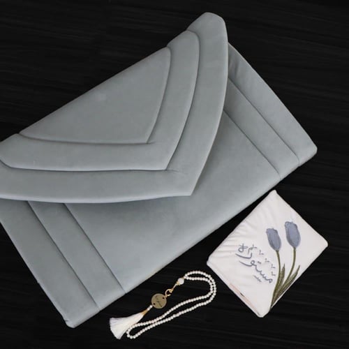 طقم الصاقي -سجادة اسفنج مريحة ٢ سم _بيت مصحف تطريز...