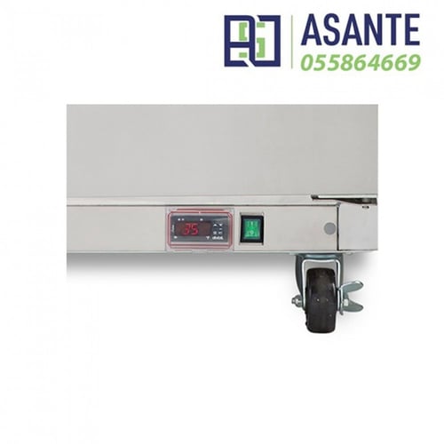 ثلاجة تحت الطاولة بابين استيل مقاس 153 سم