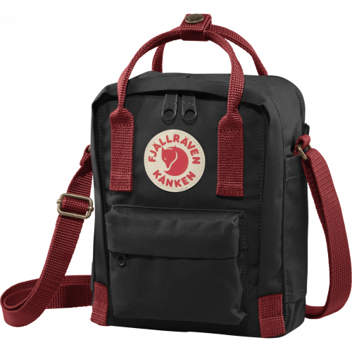 fjallraven kanken sling black ox red