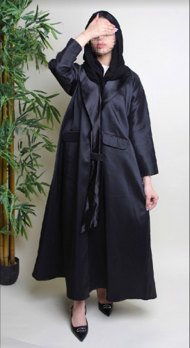 SB0064عبايه بلايزر تفته