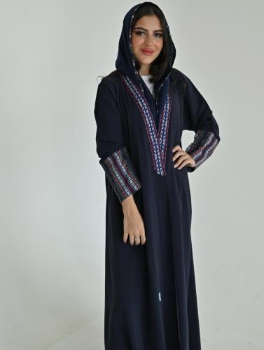 قماش حرير مغسول كحلي خفيف بارد صيفي ممزوجه بقماش ل...