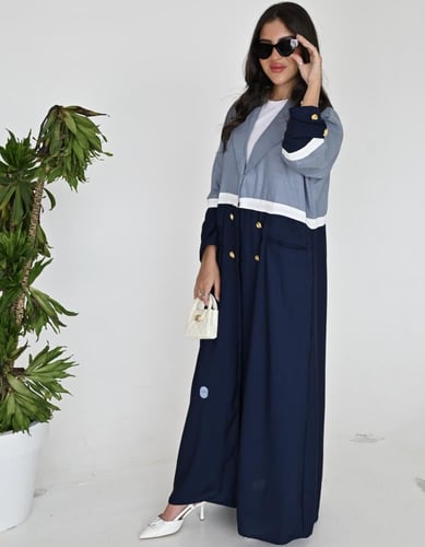 عبايه رسمية قماش كريب خفيف ليزر غير شفاف بارد صيفي...