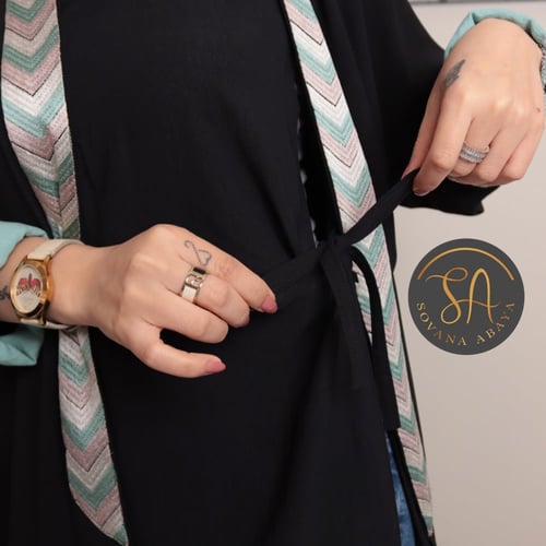 عباية اثنين في واحد مريحه جدا فستان مع عبايه لمحبي...
