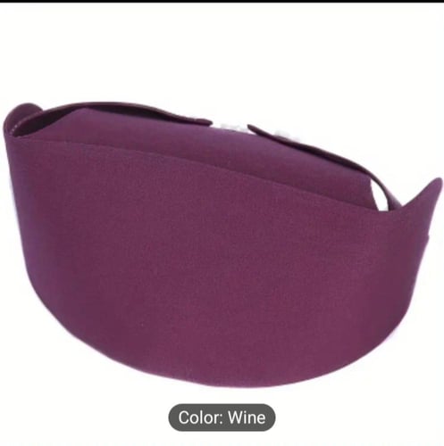 قبعة دكتور/ممرض ملونه مع زراير من الخلف بدون لوجو/...