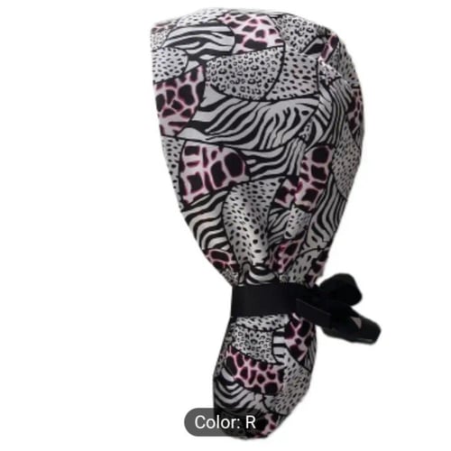 قبعة دكتور /ممرض ملونه مع شريط + لاستك من الخلف ال...