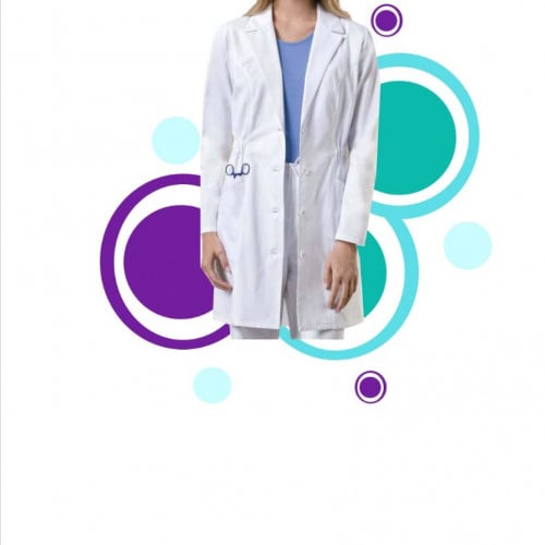 بالطو نسائي عصري مطور لستك (زم) بالوسط 3 جيوب 2 ما...