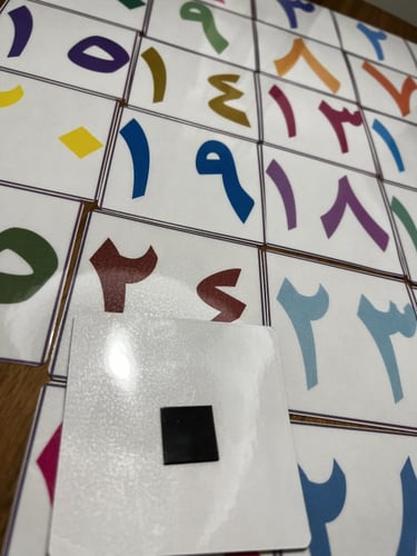 بطاقات الأرقام 1-30