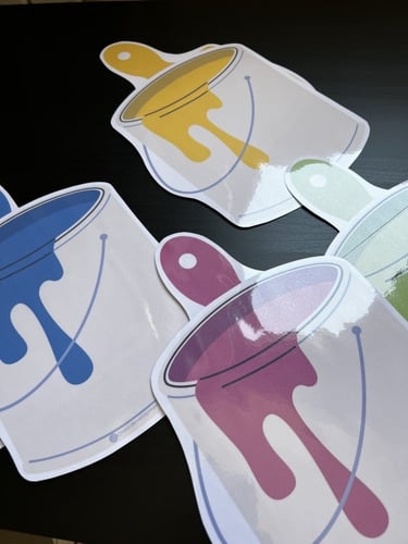 استراتيجية النصف الآخر بعلب الألوان