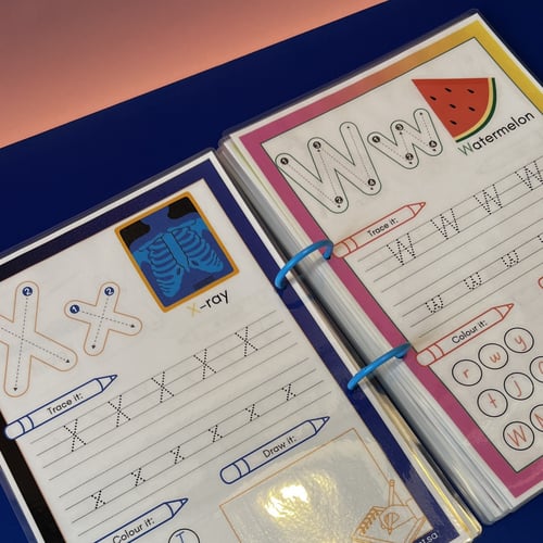 ملزمة الحروف الإنجليزية كاملة