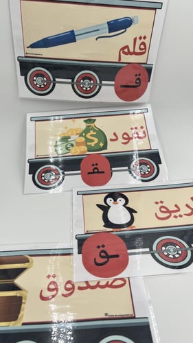 صندوق الحروف بالمواضع والكلمات (ف.ق.ك.ل.م.ن.ه.و.ي)