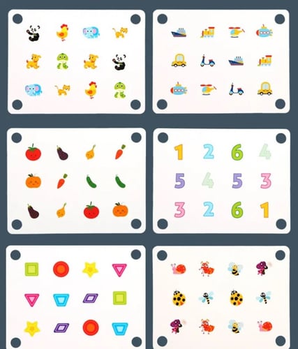 لعبة الذاكرة تطابق الصورتين