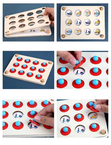 لعبة الذاكرة تطابق الصورتين