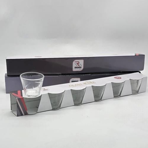 طقم فناجيل قهوه زجاج ( 6 فناجيل)