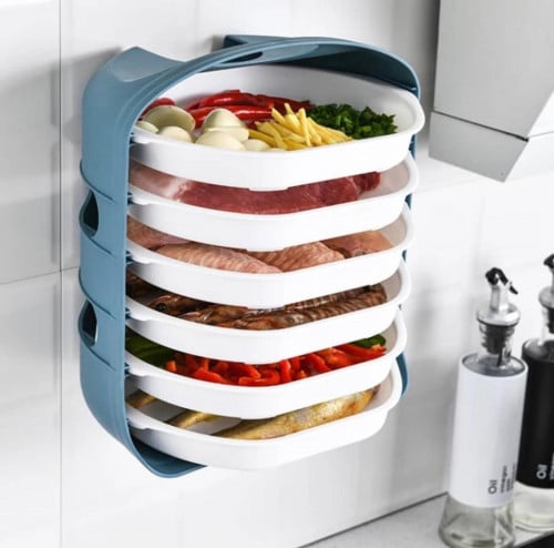 درج أطباق متعدد المستويات بعدة ألوان