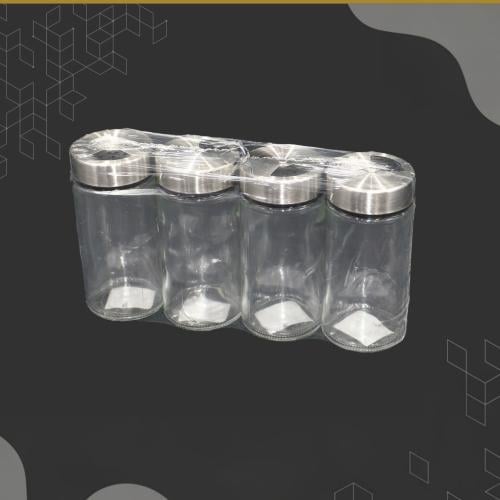 طقم ملاحات زجاج 4حبات
