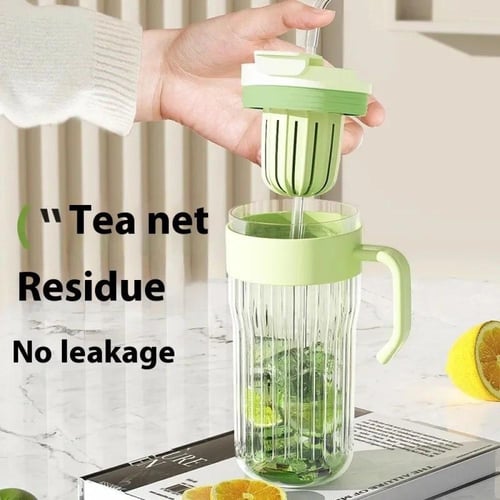 كوب زجاج بعدة الوان