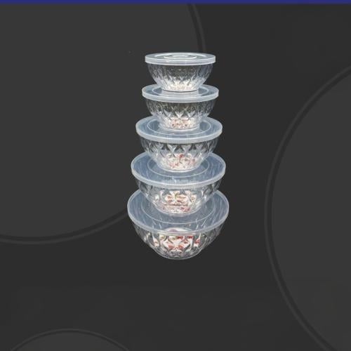 طقم علب بلاستيك 5حبات