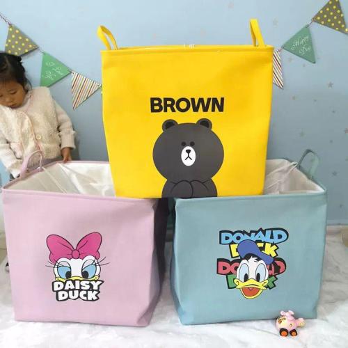 سلة غسيل قماشية