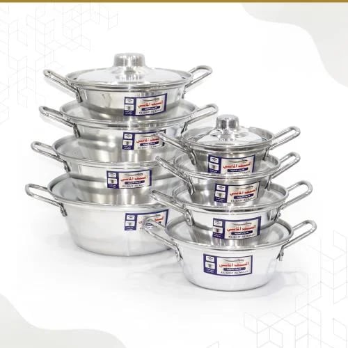 طقم قدور معدن 8 قطع