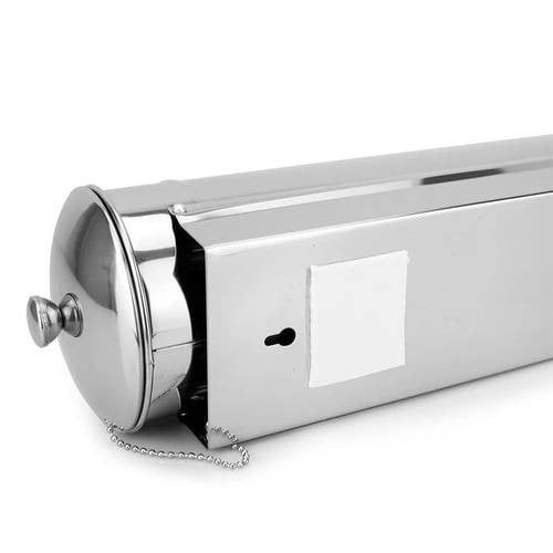 حامل كاسات جداري ستيل