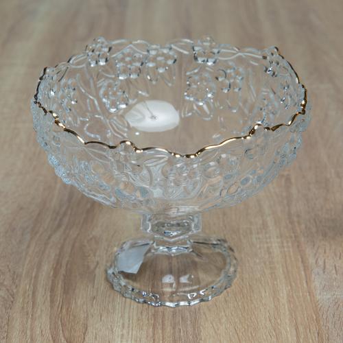 صحن تقديم زجاجي 21سم