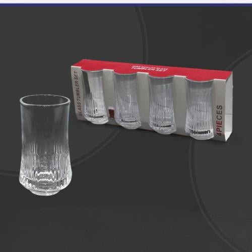 طقم كاسات زجاج 4حبات