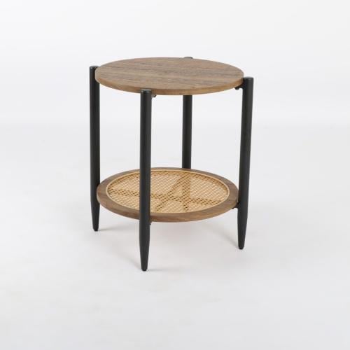 طاولة جانبية خشبيه