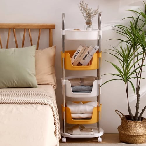 رفوف تنظيمية متعددة الألوان