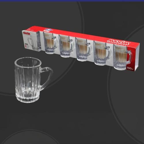 طقم بيالات 6 حبات ( زجاج) 100مل