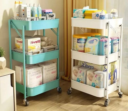 رف تنظيمي قابل للسفط بعدة ألوان