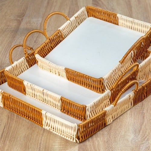 طقم طوفريات 3 حبات مربع