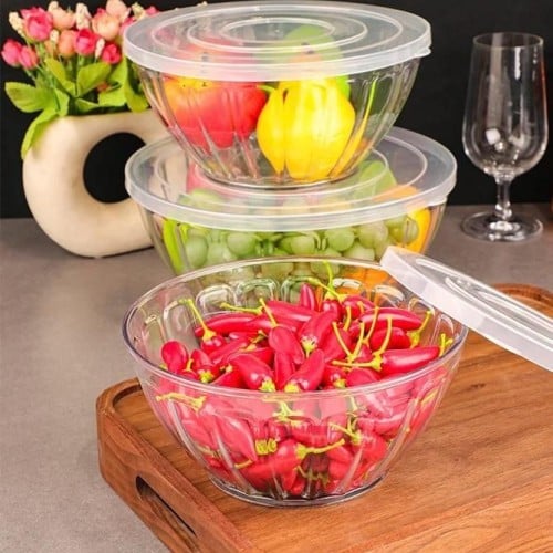 علب شفافه بغطاء