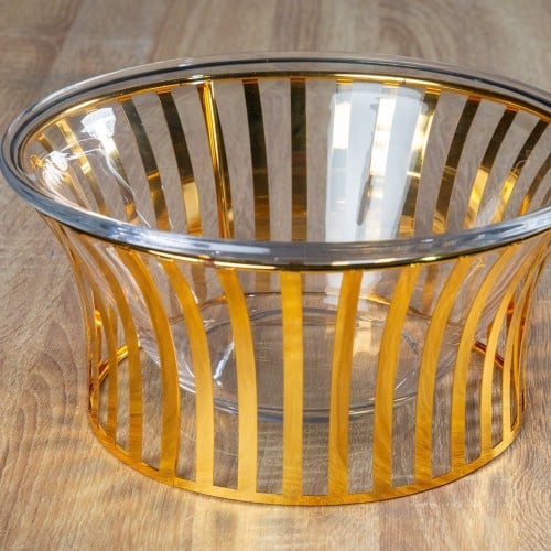 صحن تقديم زجاج