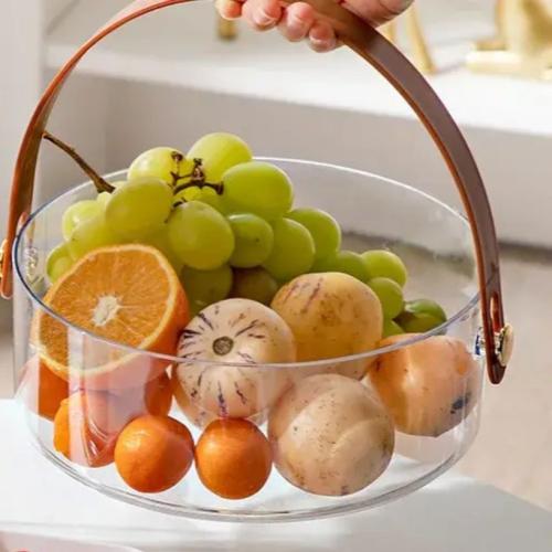 علبة اكريليك بغطاء 21سم