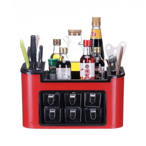 صندوق تنظيمي وعلب بهارات بعدة الوان