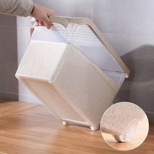 حافظة الحبوب بعجلات خلفيه