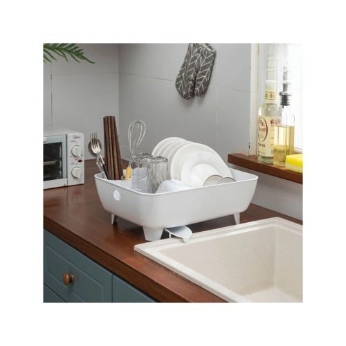 رف الصحون المبتكر (بمجرى مياه)